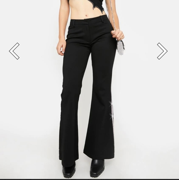 Rhinestone flare pants - Picture 2 of 4